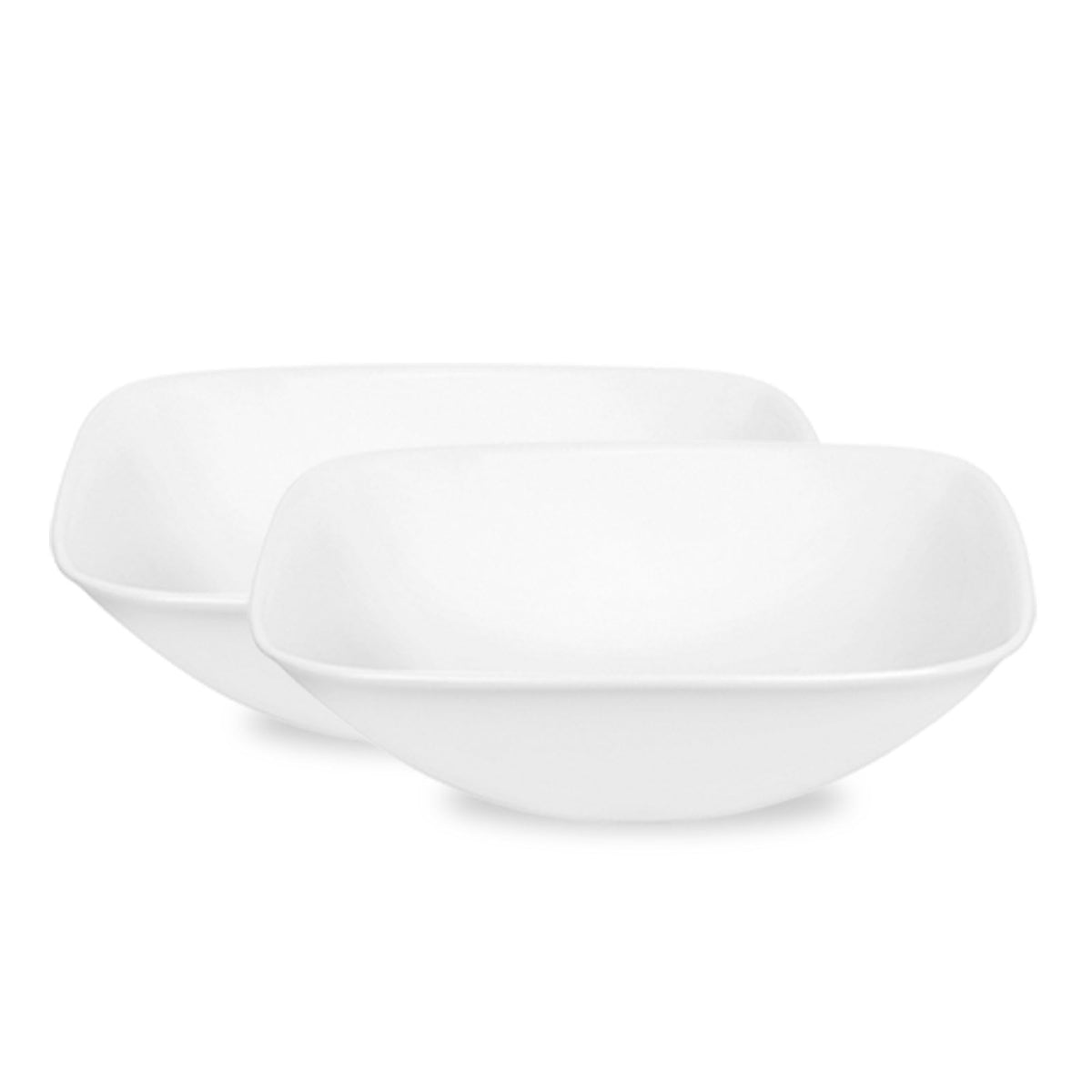 Corelle 4-Pc Versa Bowls for Pasta Salad and More, Service for 4, Durable and Eco-Friendly 30-Oz, Compact Stack Bowl Set, Microwave and Dishwasher Safe, White