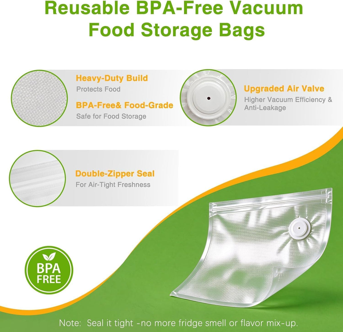 Handheld Food Vacuum Sealer for Food, 60kPa Vacuum, 55dB Ultra-Quiet
